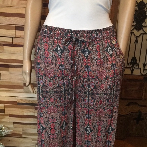 LIGHTWEIGHT DRAWSTRING PANTS with SIDE POCKETS - Picture 10 of 12